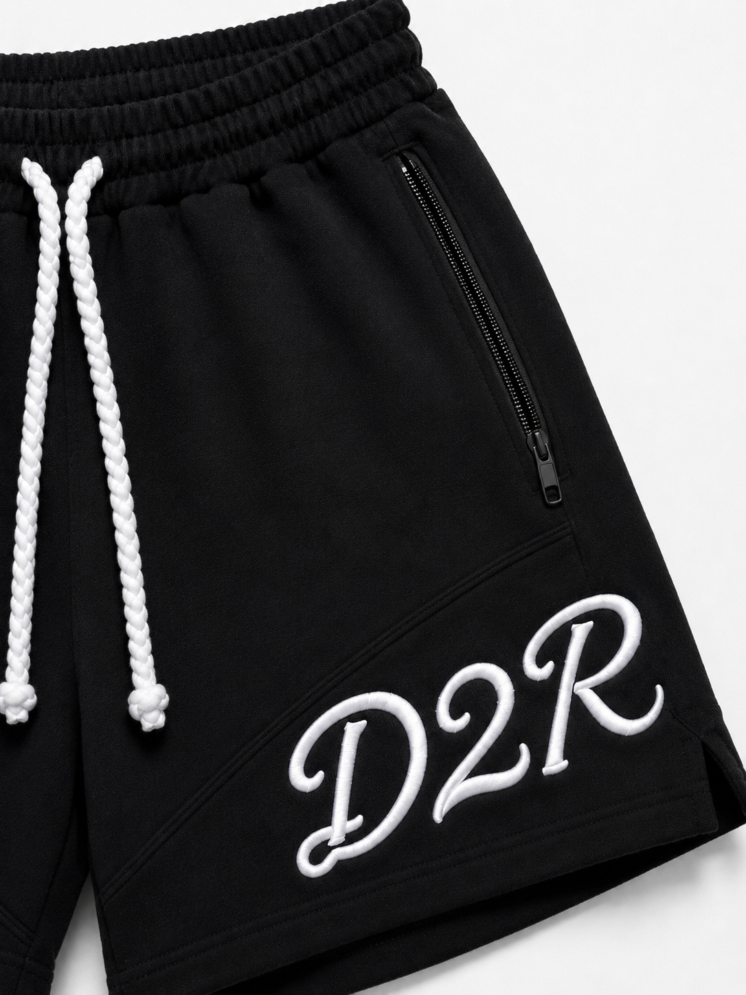ESSENTIALS BLACK SHORTS